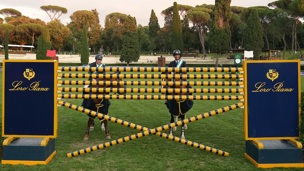 Italy’s Bicocchi shares Loro Piana Six-Bar win with British legend John Whitaker