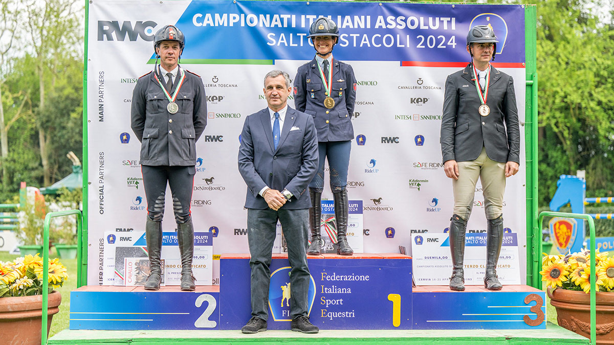 Here are the first names of the Italian representatives for CSIO of Rome